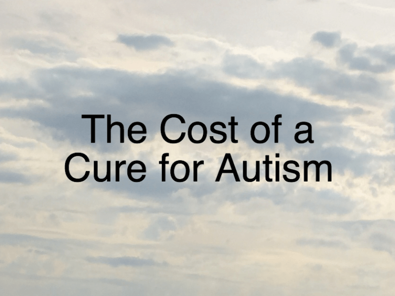 The Cost of a Cure for&nbsp;Autism